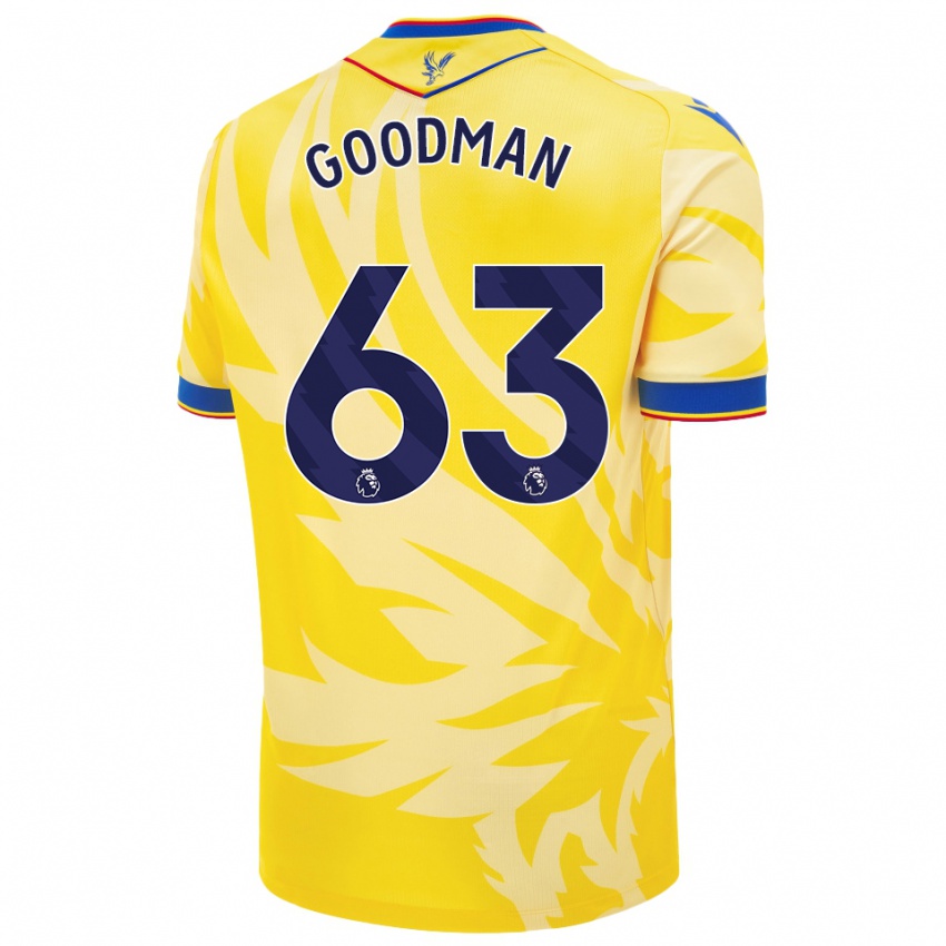 Niño Camiseta Owen Goodman #63 Amarillo 2ª Equipación 2024/25 La Camisa México