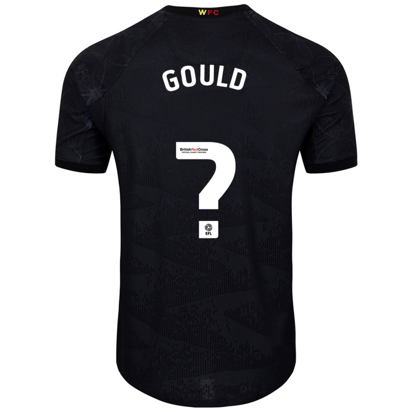 Niño Camiseta Ali Gould #0 Negro Blanco 2ª Equipación 2024/25 La Camisa México