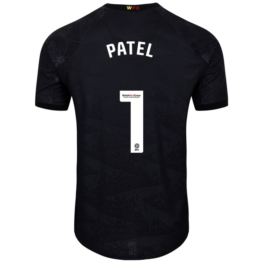 Niño Camiseta Safia Middleton-Patel #1 Negro Blanco 2ª Equipación 2024/25 La Camisa México