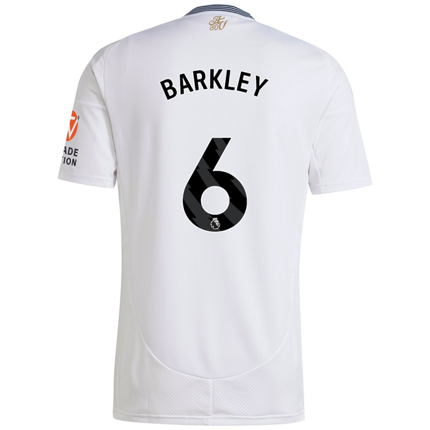 Niño Camiseta Ross Barkley #6 Blanco 2ª Equipación 2024/25 La Camisa México