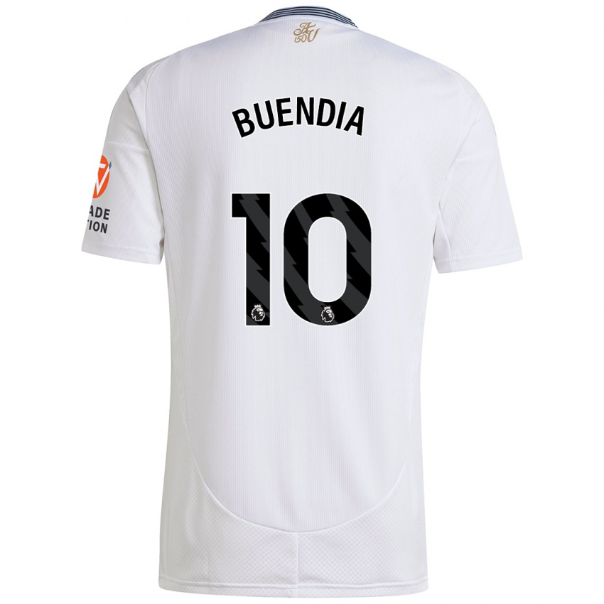 Niño Camiseta Emiliano Buendía #10 Blanco 2ª Equipación 2024/25 La Camisa México