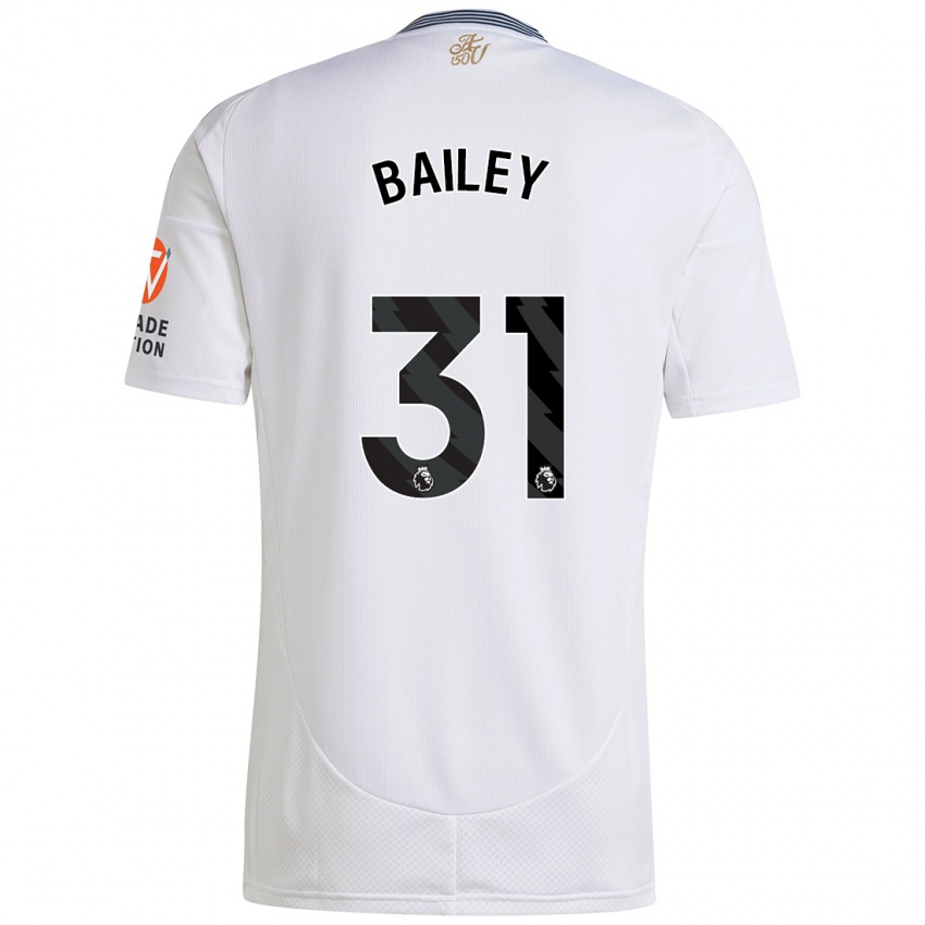 Niño Camiseta Leon Bailey #31 Blanco 2ª Equipación 2024/25 La Camisa México