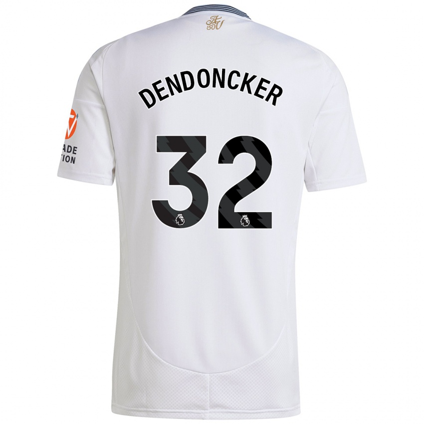 Niño Camiseta Leander Dendoncker #32 Blanco 2ª Equipación 2024/25 La Camisa México