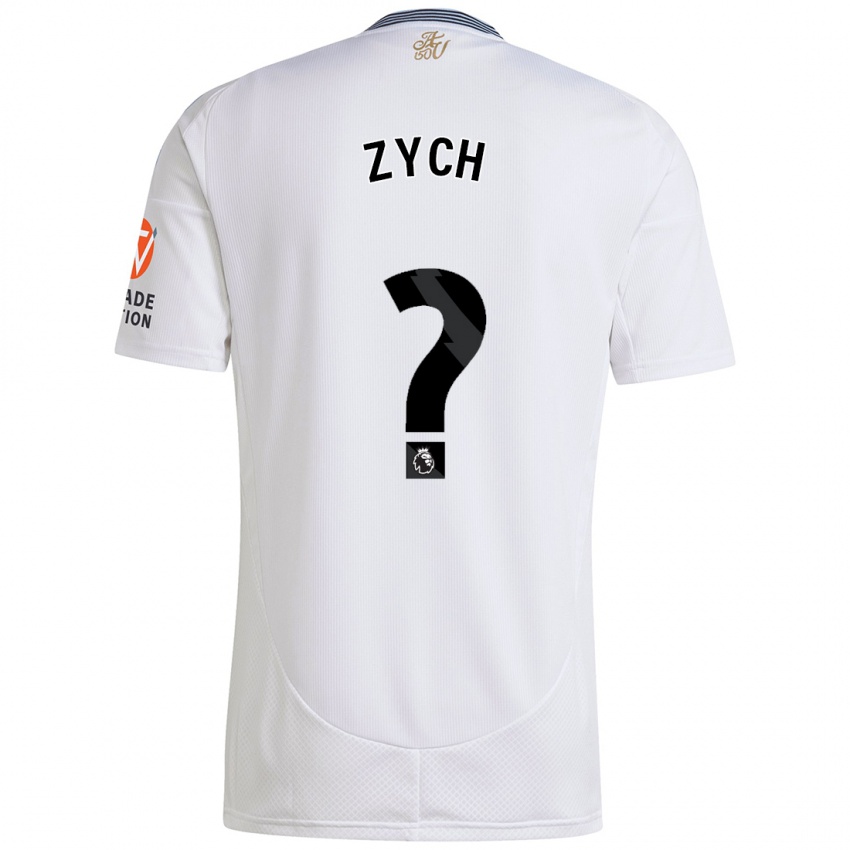 Niño Camiseta Oliwier Zych #0 Blanco 2ª Equipación 2024/25 La Camisa México