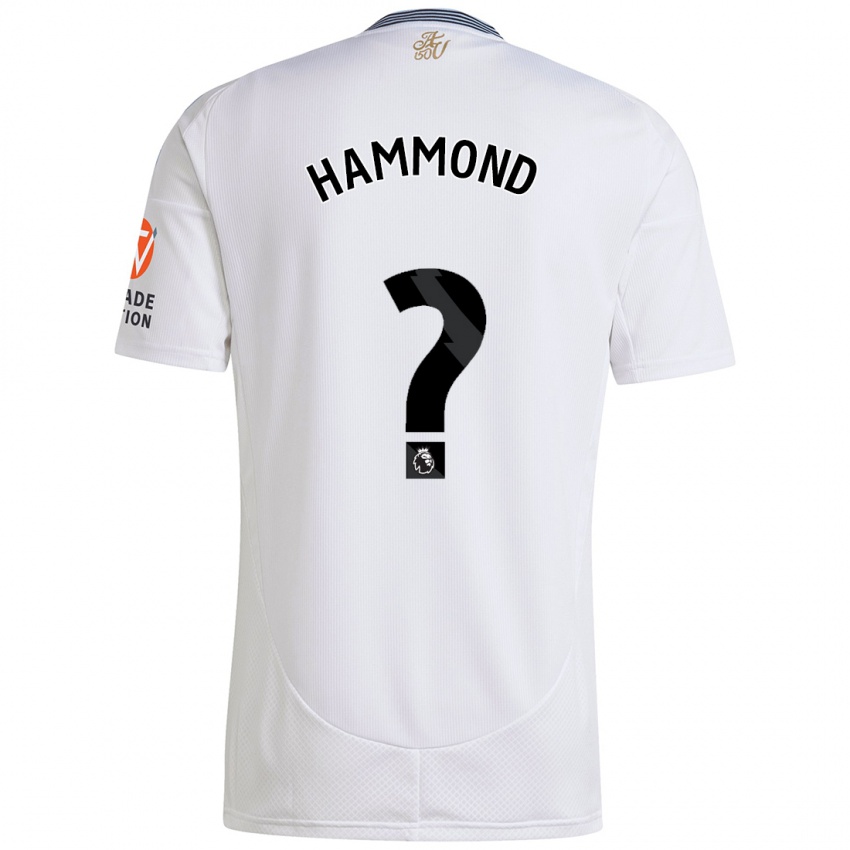 Niño Camiseta Alex Hammond #0 Blanco 2ª Equipación 2024/25 La Camisa México