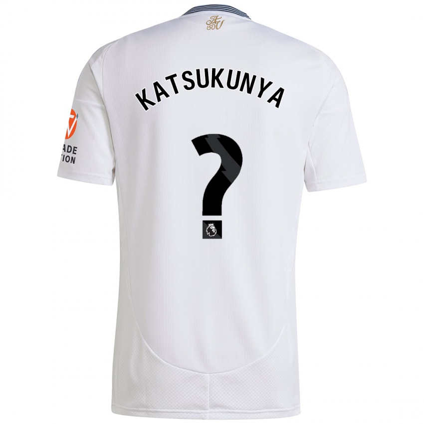 Niño Camiseta Thierry Katsukunya #0 Blanco 2ª Equipación 2024/25 La Camisa México