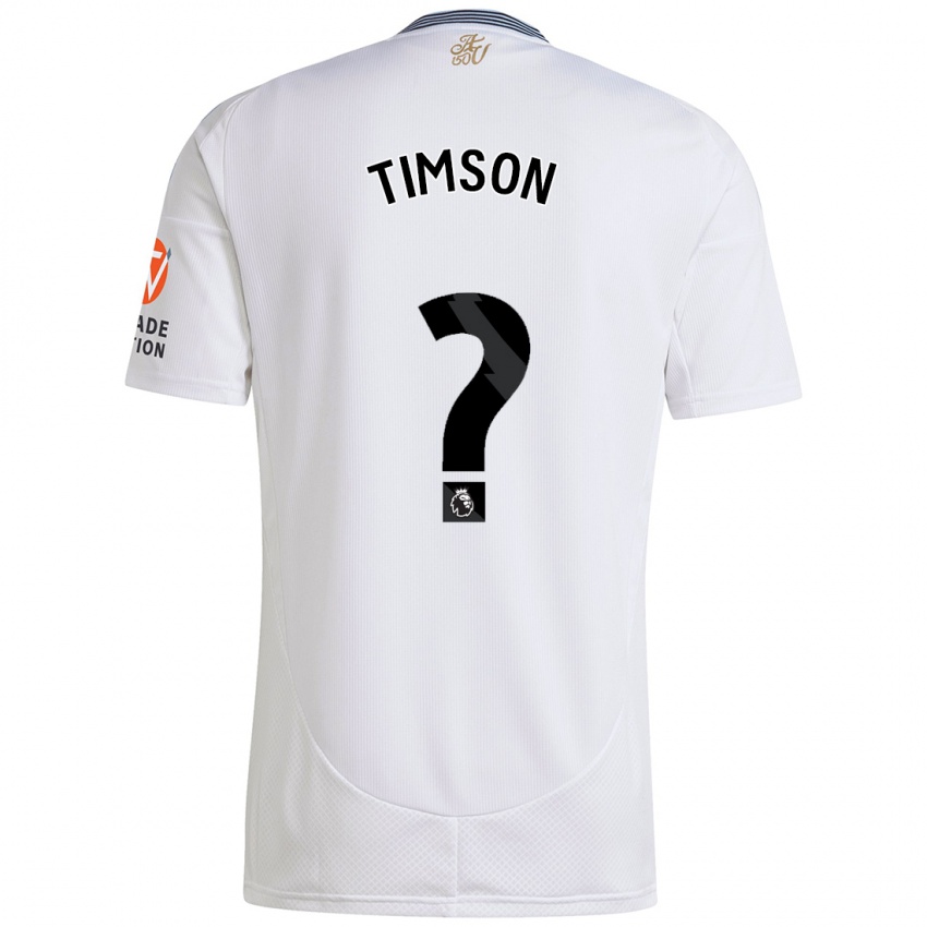 Niño Camiseta Nile Timson #0 Blanco 2ª Equipación 2024/25 La Camisa México