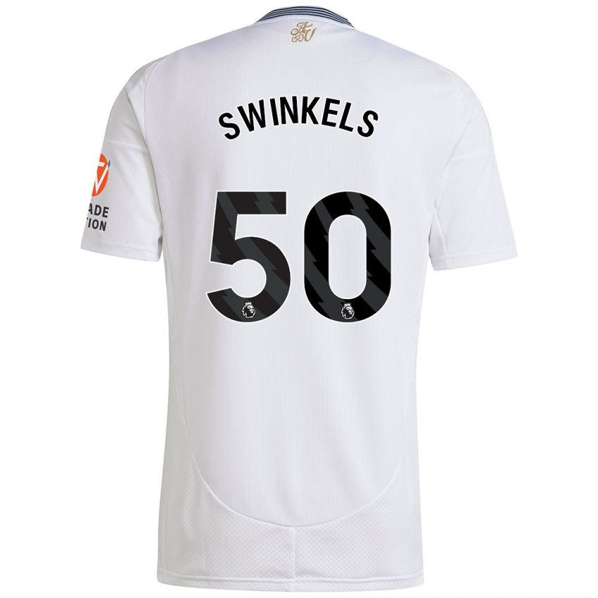 Niño Camiseta Sil Swinkels #50 Blanco 2ª Equipación 2024/25 La Camisa México