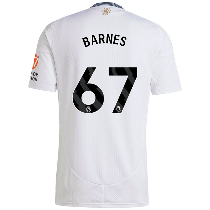 Niño Camiseta Mikell Barnes #67 Blanco 2ª Equipación 2024/25 La Camisa México