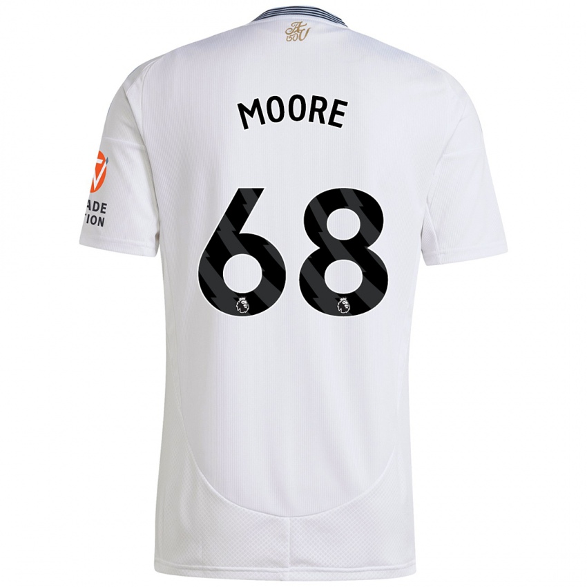 Niño Camiseta Kobei Moore #68 Blanco 2ª Equipación 2024/25 La Camisa México