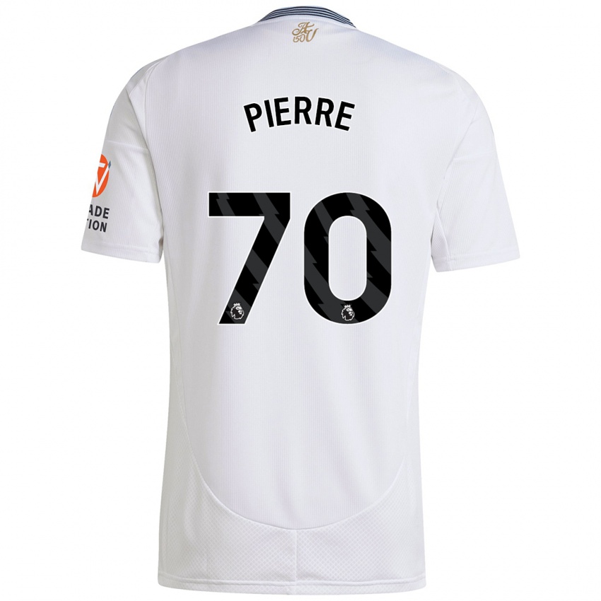 Niño Camiseta Kyrie Pierre #70 Blanco 2ª Equipación 2024/25 La Camisa México