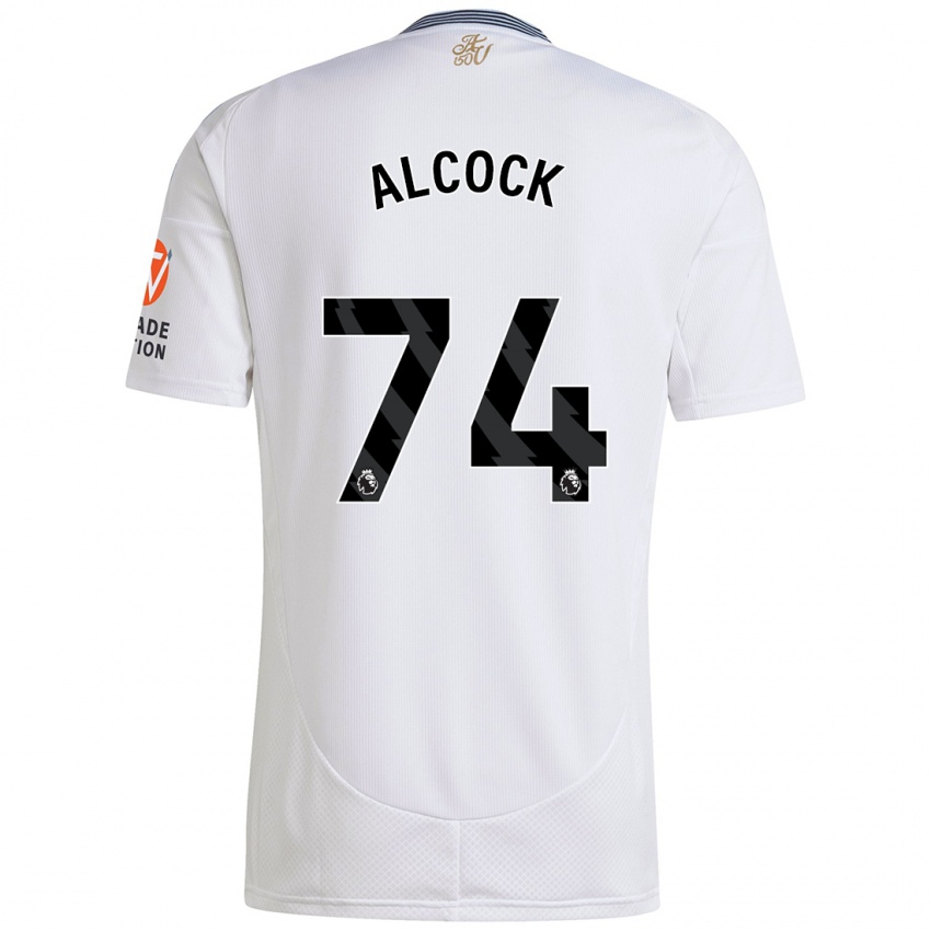 Niño Camiseta Todd Alcock #74 Blanco 2ª Equipación 2024/25 La Camisa México