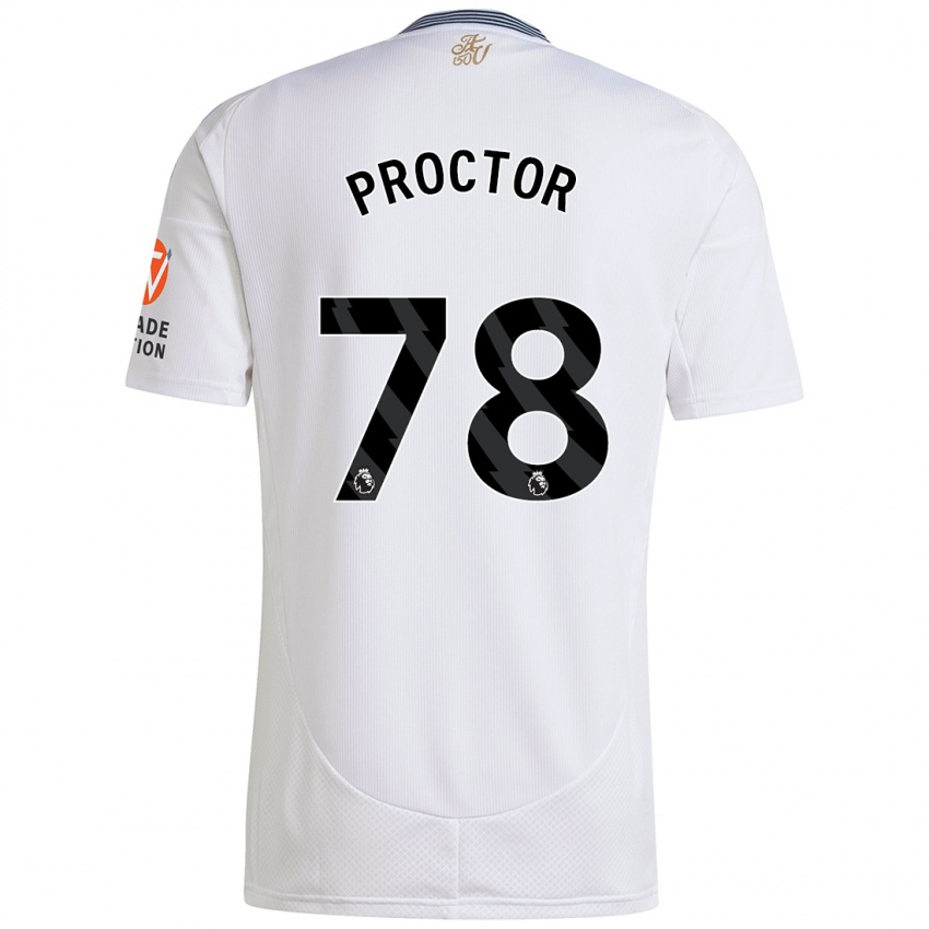 Niño Camiseta Sam Proctor #78 Blanco 2ª Equipación 2024/25 La Camisa México