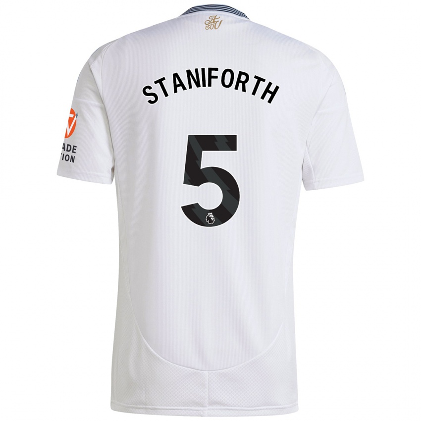 Niño Camiseta Lucy Staniforth #5 Blanco 2ª Equipación 2024/25 La Camisa México