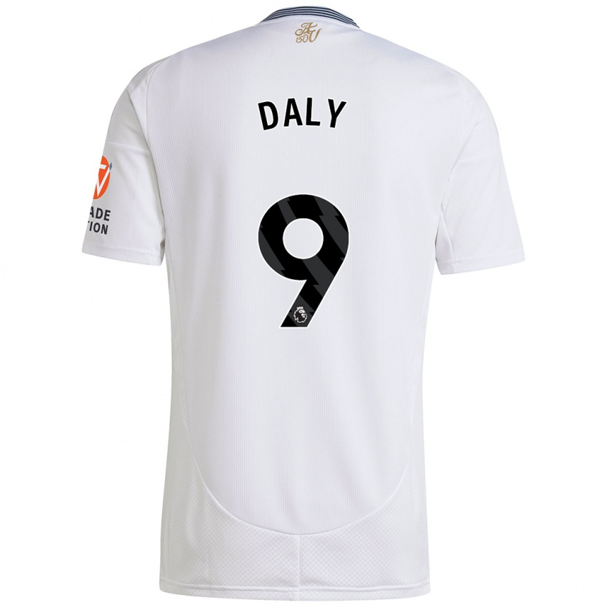 Niño Camiseta Rachel Daly #9 Blanco 2ª Equipación 2024/25 La Camisa México