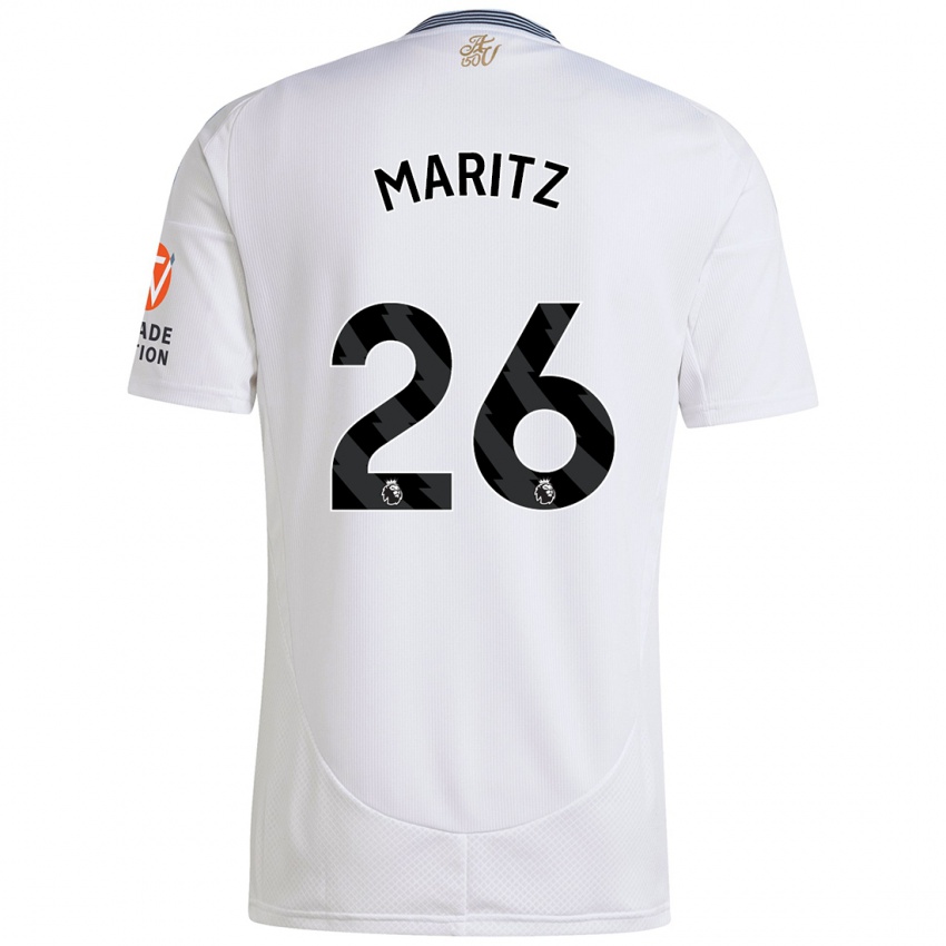 Niño Camiseta Noelle Maritz #26 Blanco 2ª Equipación 2024/25 La Camisa México