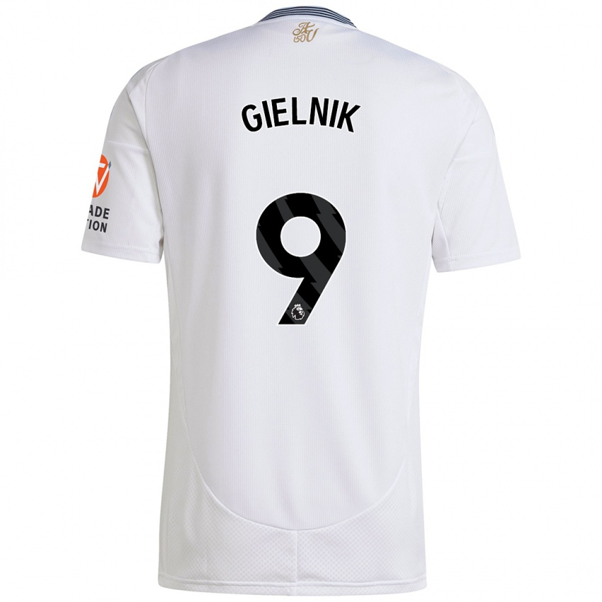 Niño Camiseta Emily Gielnik #9 Blanco 2ª Equipación 2024/25 La Camisa México