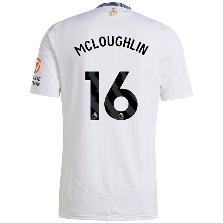 Niño Camiseta Olivia Mcloughlin #16 Blanco 2ª Equipación 2024/25 La Camisa México