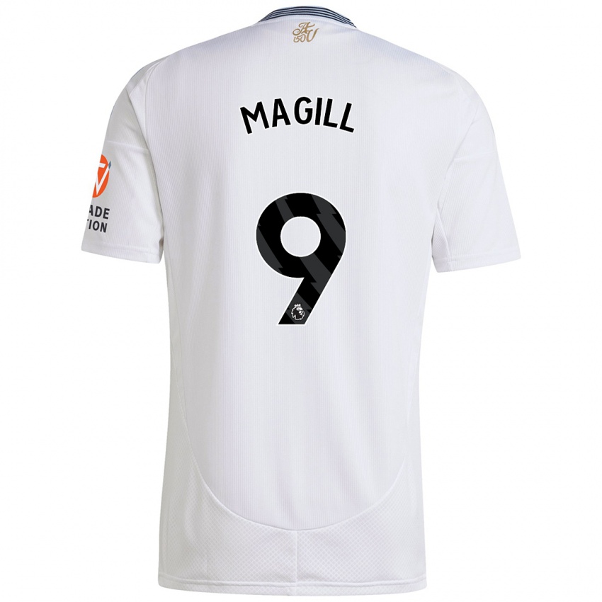 Niño Camiseta Simone Magill #9 Blanco 2ª Equipación 2024/25 La Camisa México