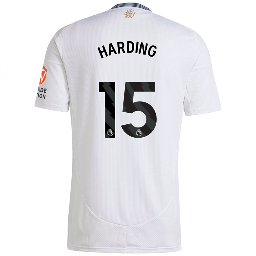 Niño Camiseta Natasha Harding #15 Blanco 2ª Equipación 2024/25 La Camisa México