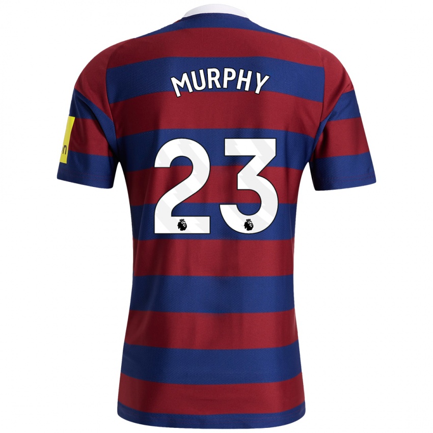 Niño Camiseta Jacob Murphy #23 Burdeos Azul Marino 2ª Equipación 2024/25 La Camisa México