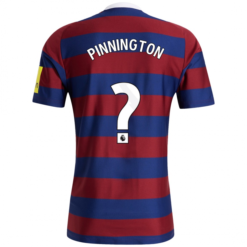 Niño Camiseta Sam Pinnington #0 Burdeos Azul Marino 2ª Equipación 2024/25 La Camisa México