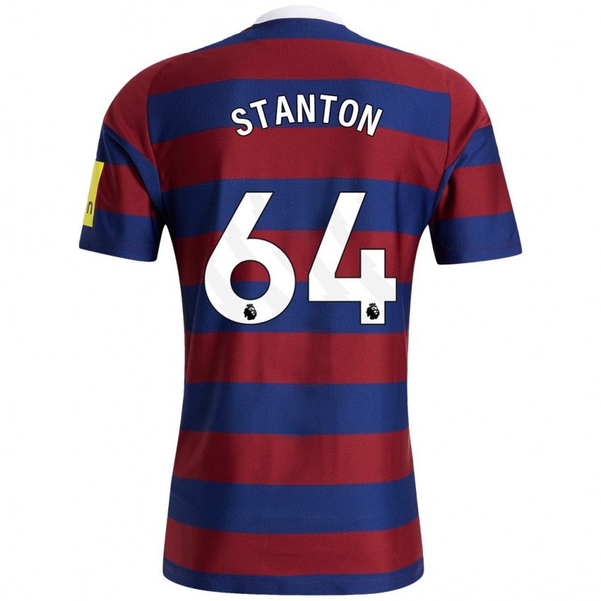 Niño Camiseta Ellis Stanton #64 Burdeos Azul Marino 2ª Equipación 2024/25 La Camisa México