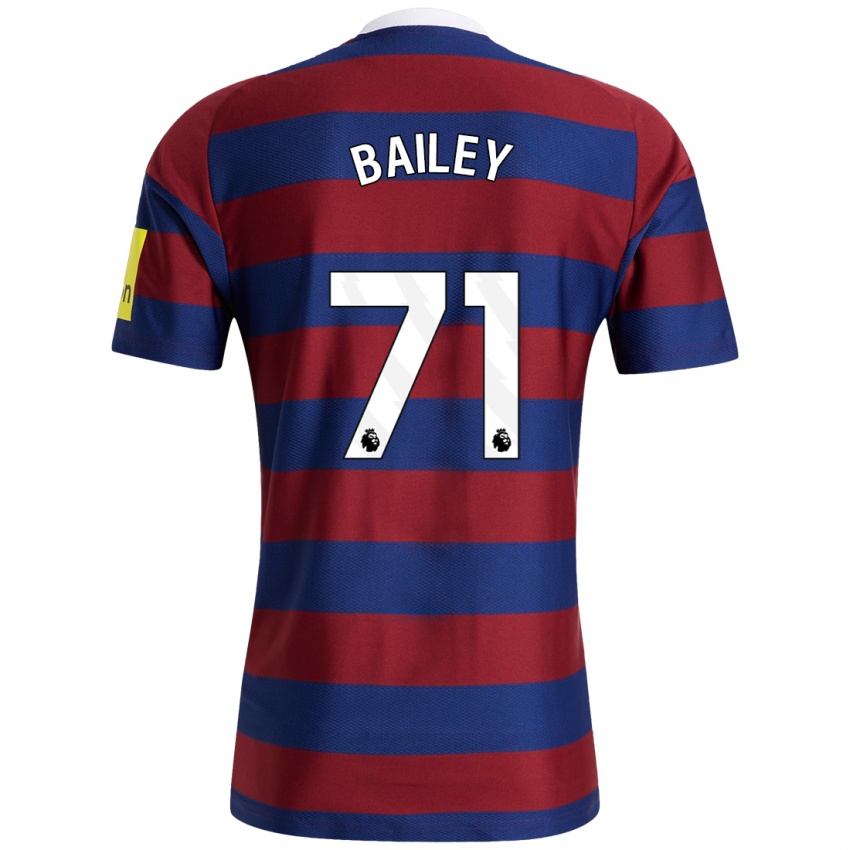 Niño Camiseta Scott Bailey #71 Burdeos Azul Marino 2ª Equipación 2024/25 La Camisa México