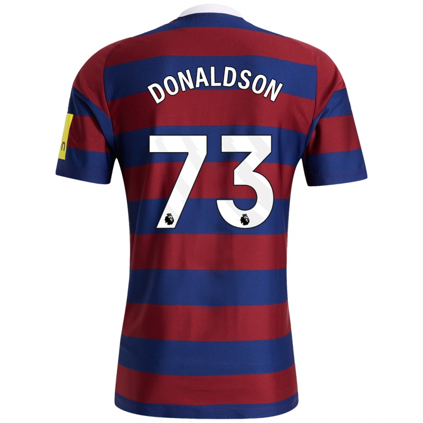 Niño Camiseta Josh Donaldson #73 Burdeos Azul Marino 2ª Equipación 2024/25 La Camisa México