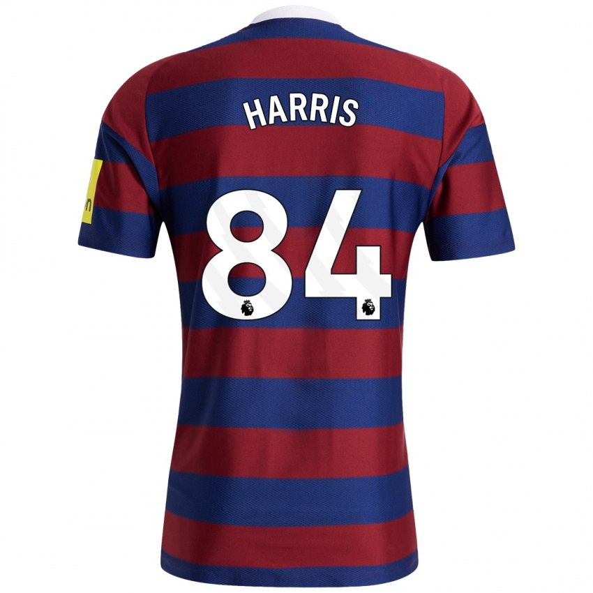 Niño Camiseta Aidan Harris #84 Burdeos Azul Marino 2ª Equipación 2024/25 La Camisa México