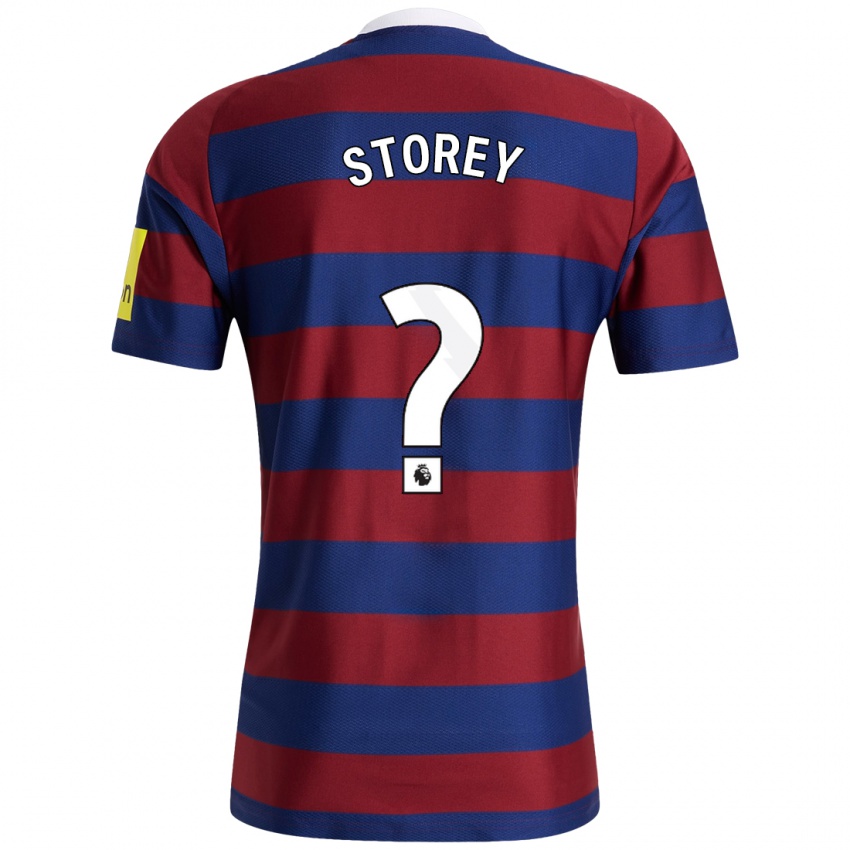 Niño Camiseta Sam Storey #0 Burdeos Azul Marino 2ª Equipación 2024/25 La Camisa México