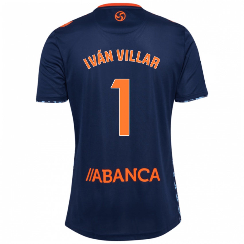 Niño Camiseta Iván Villar #1 Azul Marino 2ª Equipación 2024/25 La Camisa México