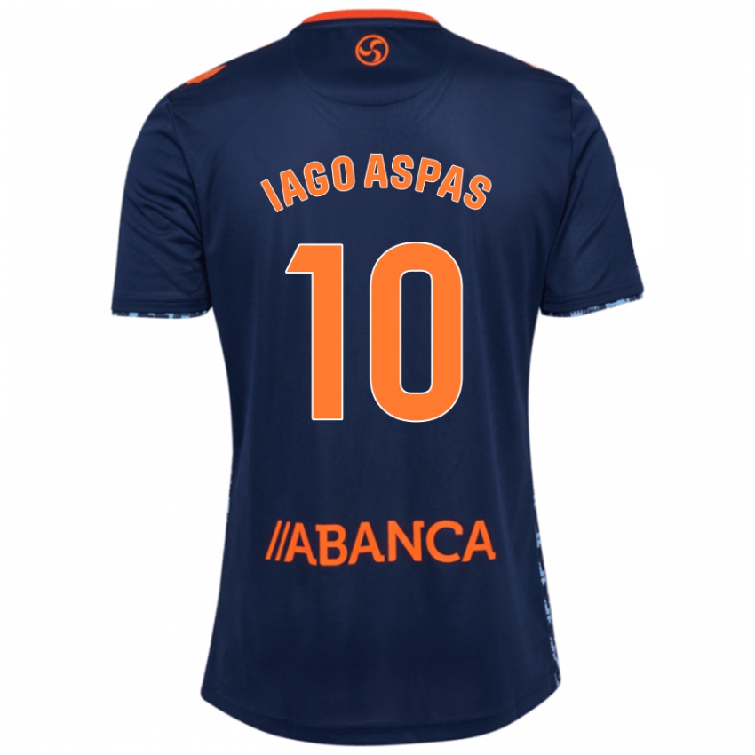 Niño Camiseta Iago Aspas #10 Azul Marino 2ª Equipación 2024/25 La Camisa México