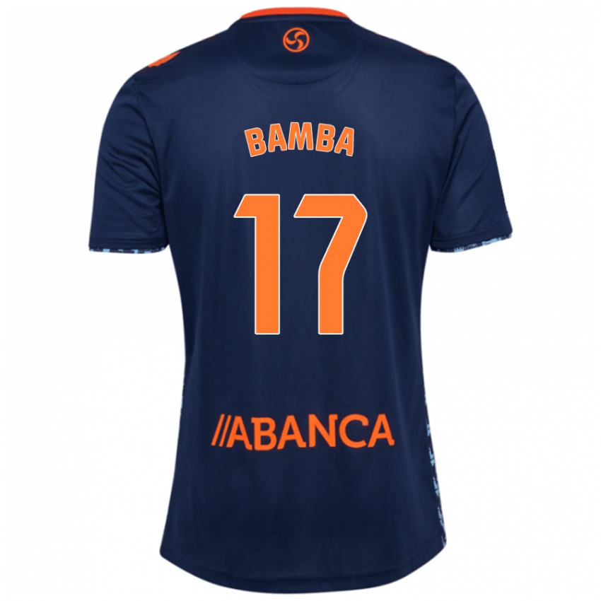 Niño Camiseta Jonathan Bamba #17 Azul Marino 2ª Equipación 2024/25 La Camisa México