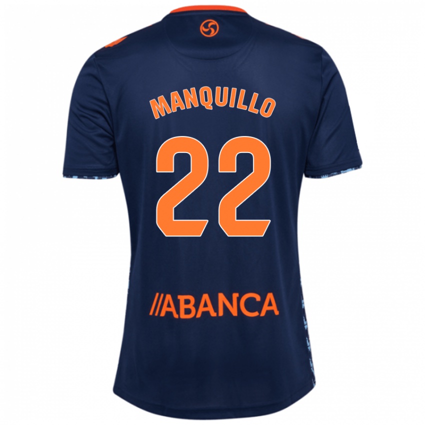 Niño Camiseta Javier Manquillo #22 Azul Marino 2ª Equipación 2024/25 La Camisa México