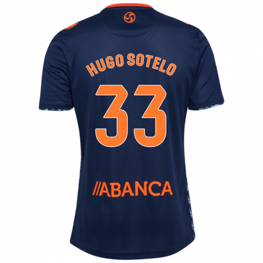 Niño Camiseta Hugo Sotelo #33 Azul Marino 2ª Equipación 2024/25 La Camisa México