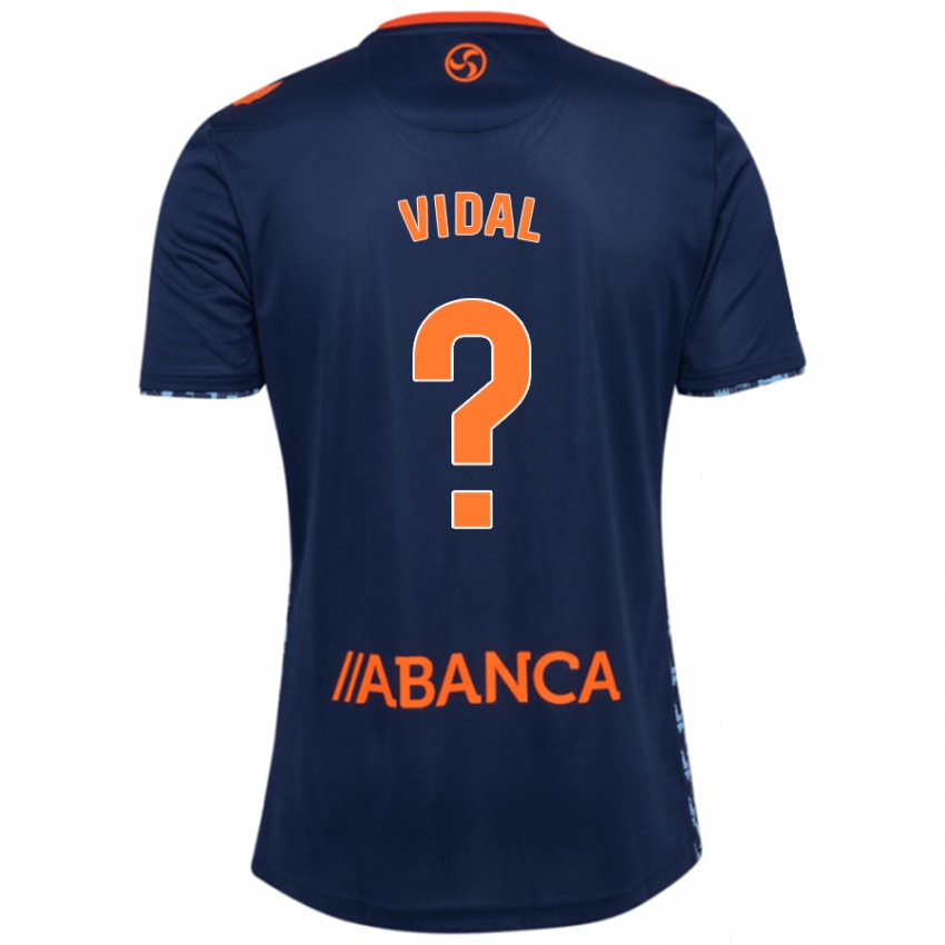 Niño Camiseta Marc Vidal #0 Azul Marino 2ª Equipación 2024/25 La Camisa México