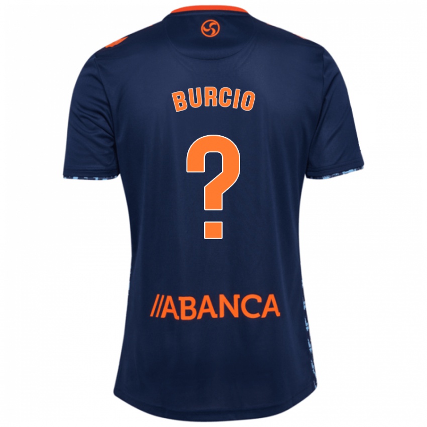 Niño Camiseta Hugo Burcio #0 Azul Marino 2ª Equipación 2024/25 La Camisa México