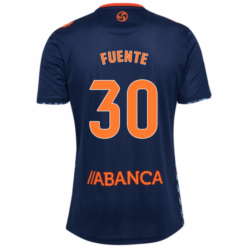 Niño Camiseta Mario Fuente #30 Azul Marino 2ª Equipación 2024/25 La Camisa México