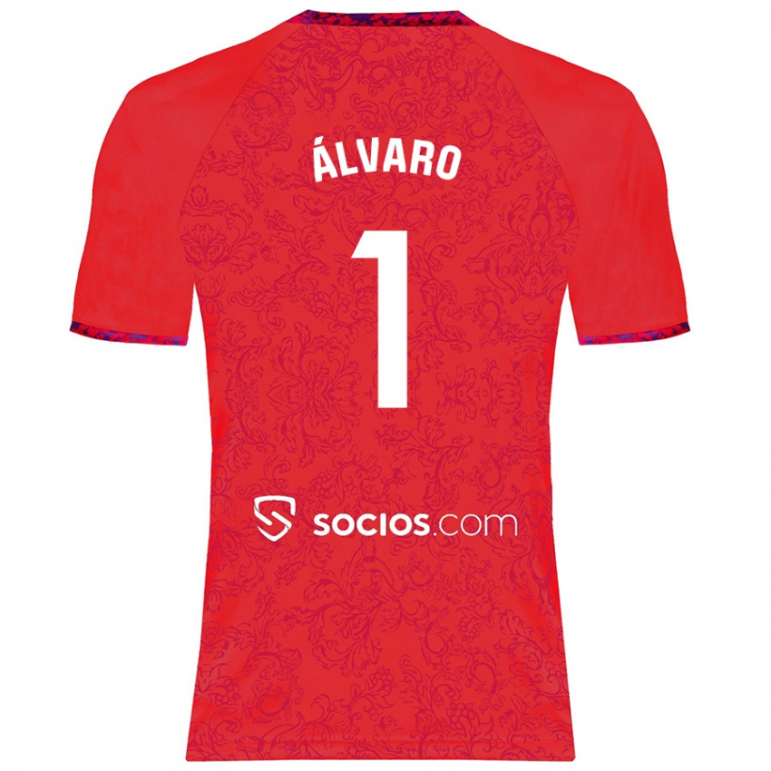 Niño Camiseta Álvaro Fernández #1 Rojo 2ª Equipación 2024/25 La Camisa México