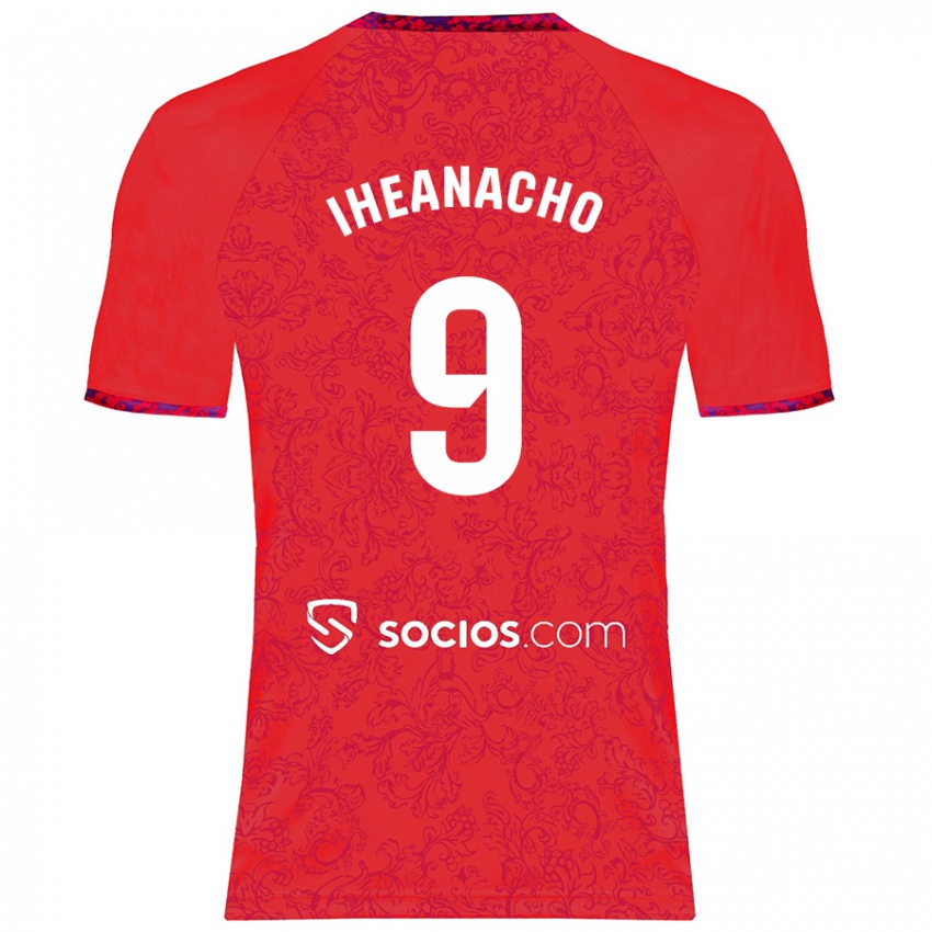 Niño Camiseta Kelechi Iheanacho #9 Rojo 2ª Equipación 2024/25 La Camisa México