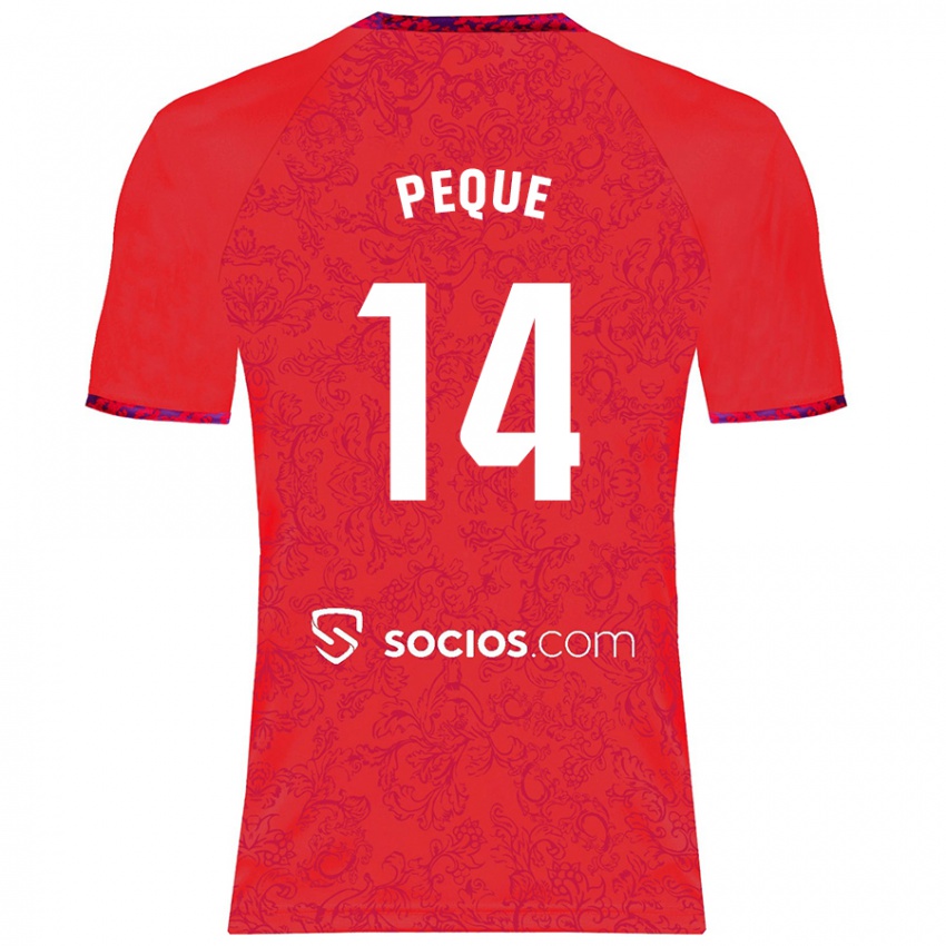 Niño Camiseta Peque Fernández #14 Rojo 2ª Equipación 2024/25 La Camisa México