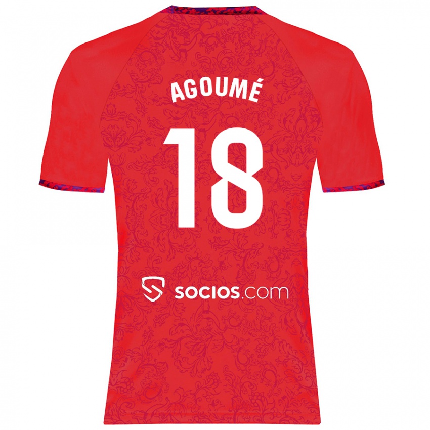 Niño Camiseta Lucien Agoume #18 Rojo 2ª Equipación 2024/25 La Camisa México