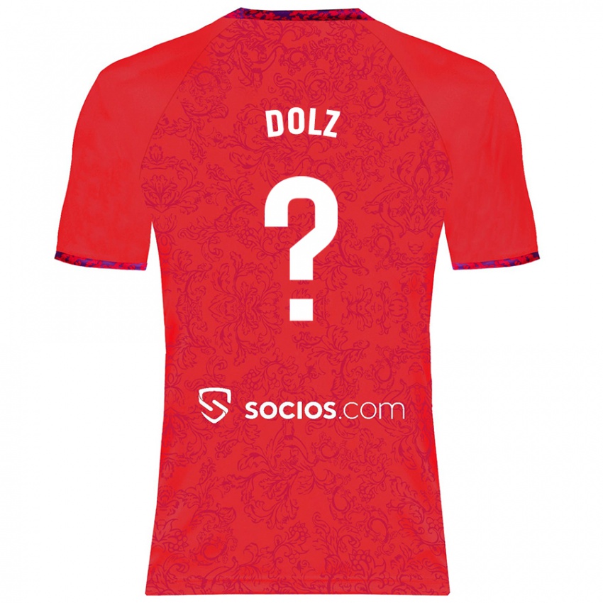 Niño Camiseta Marc Dolz #0 Rojo 2ª Equipación 2024/25 La Camisa México