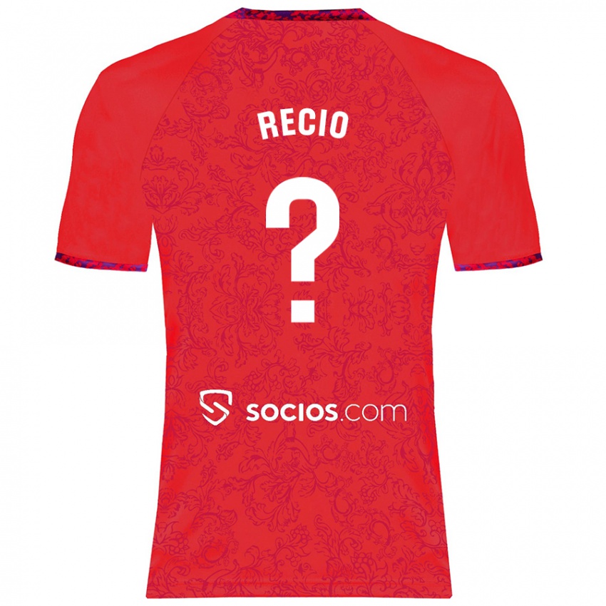 Niño Camiseta Sergio Recio #0 Rojo 2ª Equipación 2024/25 La Camisa México