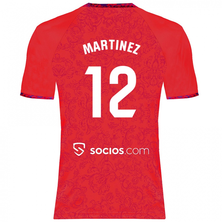 Niño Camiseta Gabri Martinez #12 Rojo 2ª Equipación 2024/25 La Camisa México