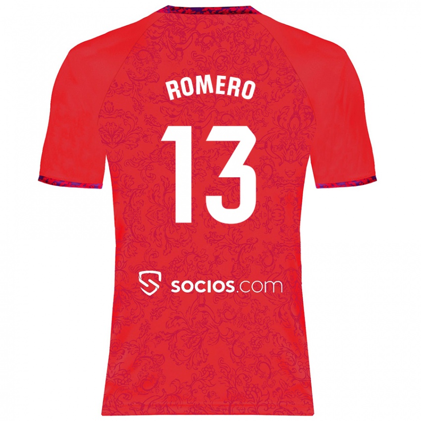 Niño Camiseta Rafael Romero #13 Rojo 2ª Equipación 2024/25 La Camisa México