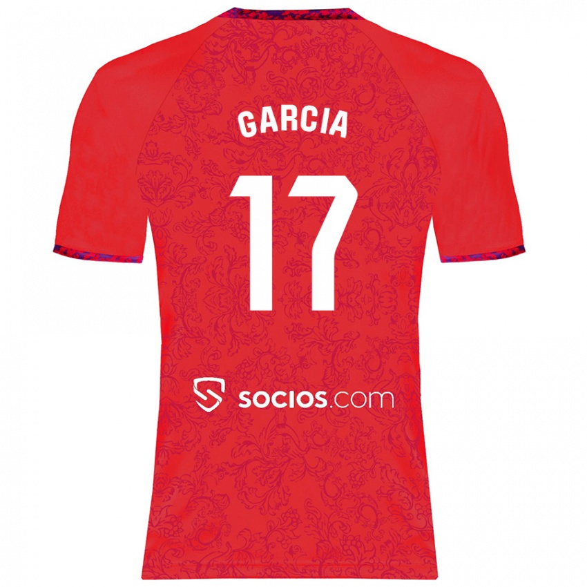 Niño Camiseta Débora García #17 Rojo 2ª Equipación 2024/25 La Camisa México