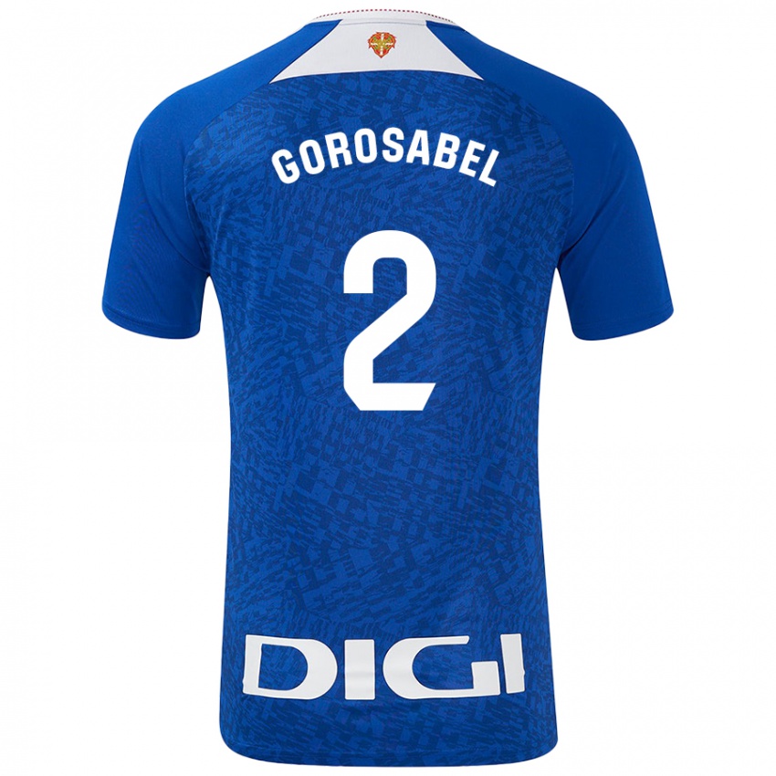 Niño Camiseta Andoni Gorosabel #2 Azul Real 2ª Equipación 2024/25 La Camisa México