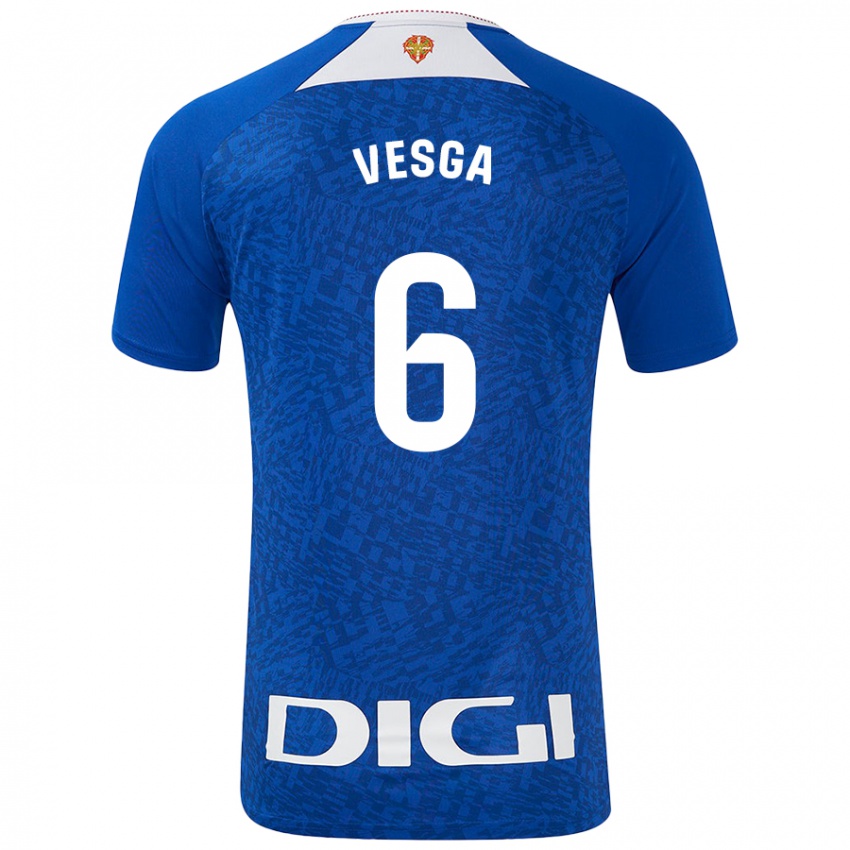 Niño Camiseta Mikel Vesga #6 Azul Real 2ª Equipación 2024/25 La Camisa México